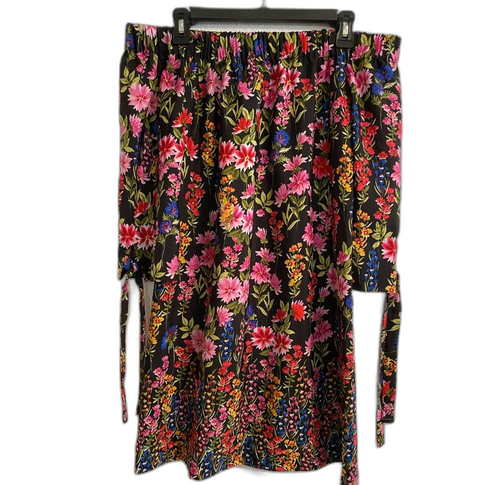 Vince Camuto 6 Floral Boho Dress Cottagecore Colorful OF-5